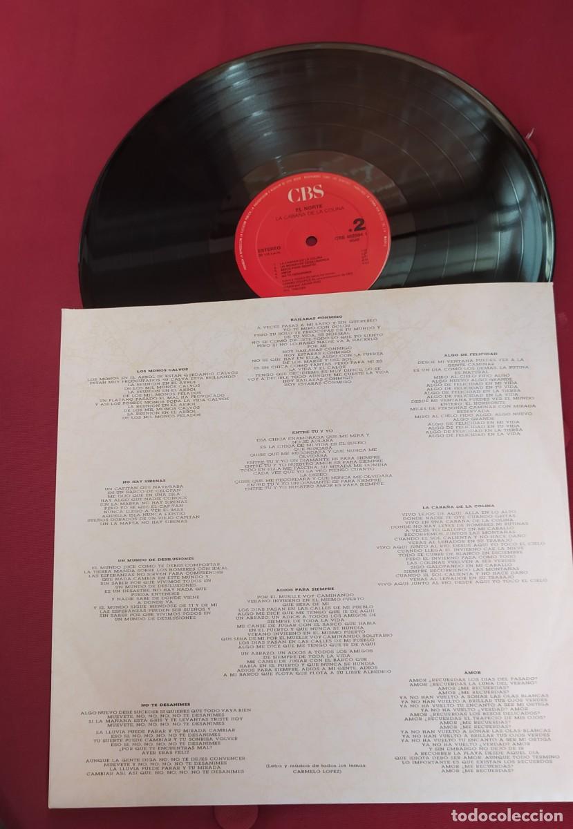 Discos de vinilo: LP El norte: La caba&ntilde;a de la colina - Foto 4