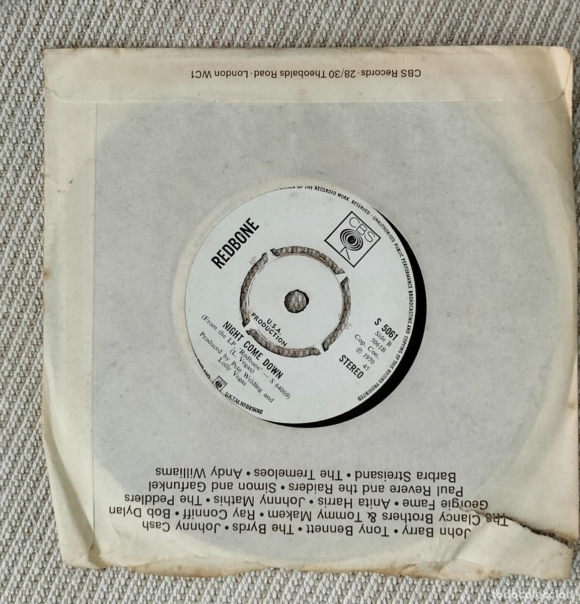Discos de vinilo: Promo U.K. Ep . Redbone . 1970 - Foto 4