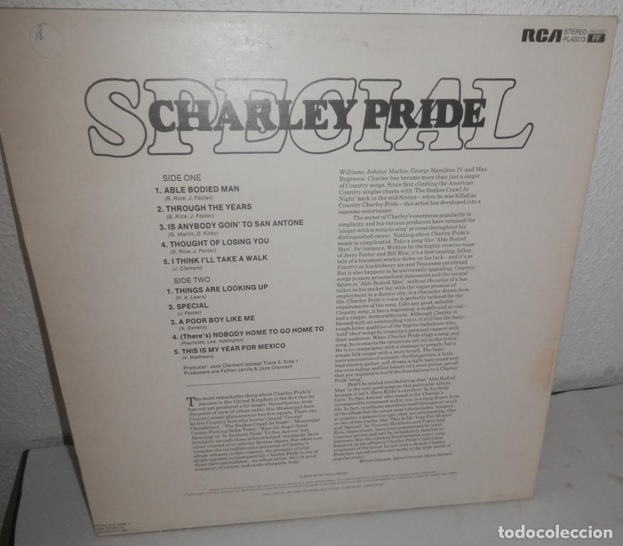 Discos de vinilo: DISCO LP DE VINILLO DE CHARLEY PRIDE - Foto 2