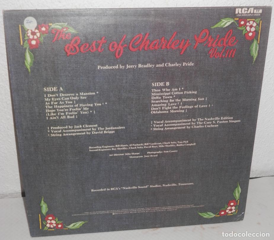 Discos de vinilo: DISCO LP DE VINILLO DE CHARLEY PRIDE - Foto 2