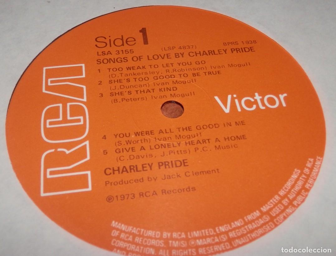 Discos de vinilo: DISCO LP DE VINILLO DE CHARLEY PRIDE - Foto 3
