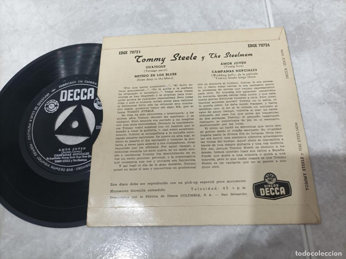 Discos de vinilo: Tommy Steele ep original - Foto 2