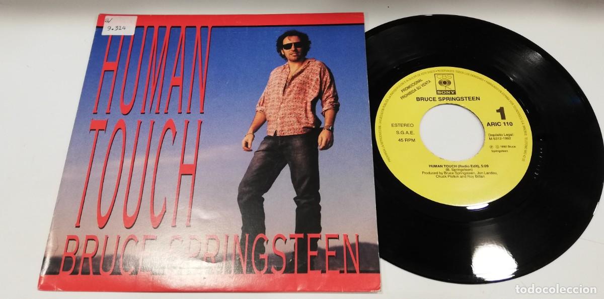 Discos de vinilo: SCO102-Bruce Springsteen - Human Touch (7&rdquo;, S/Sided, Promo) - Foto 1