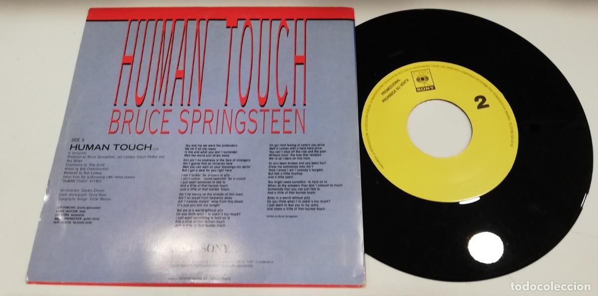 Discos de vinilo: SCO102-Bruce Springsteen - Human Touch (7&rdquo;, S/Sided, Promo) - Foto 2