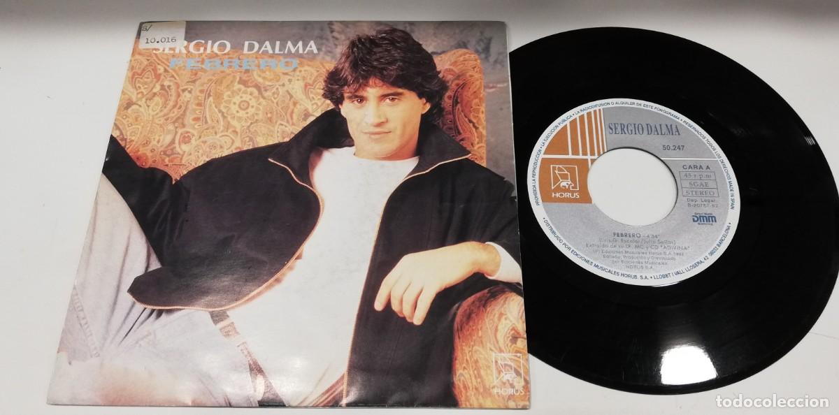 Discos de vinilo: SCO102-Sergio Dalma - Febrero (7&rdquo;, Single) - Foto 1