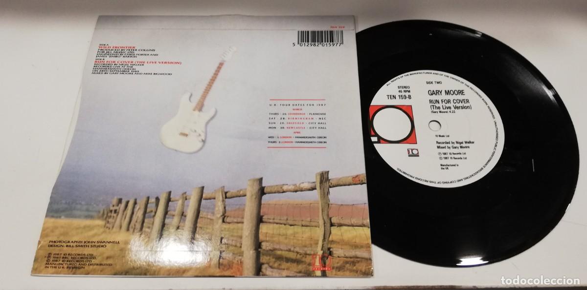 Discos de vinilo: SCO102-Gary Moore - Wild Frontier (7&rdquo;, Single) - Foto 2