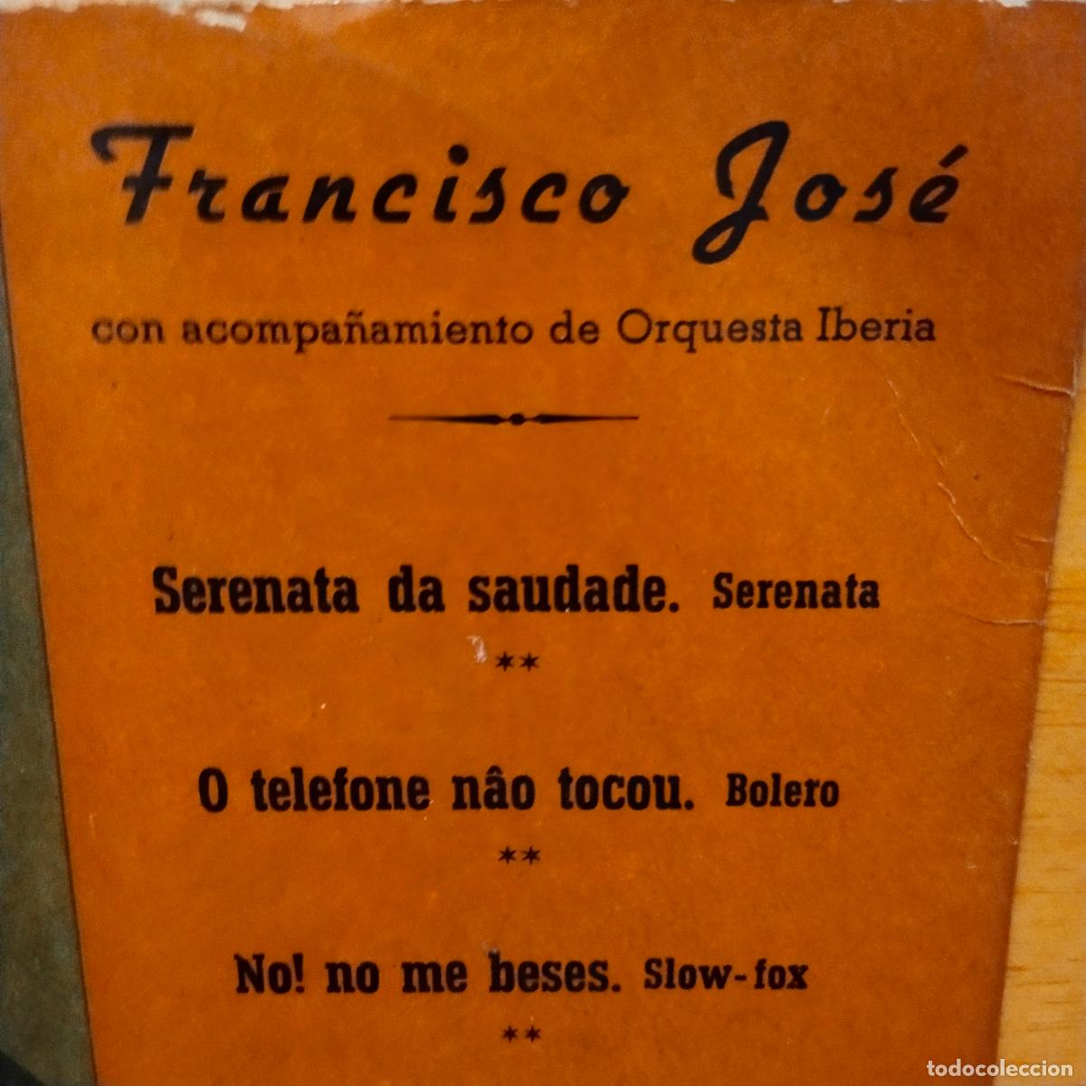 Discos de vinilo: FRANCISCO JOSE ,SERENATA DE SAUDADE Y 3 MAS - Foto 3