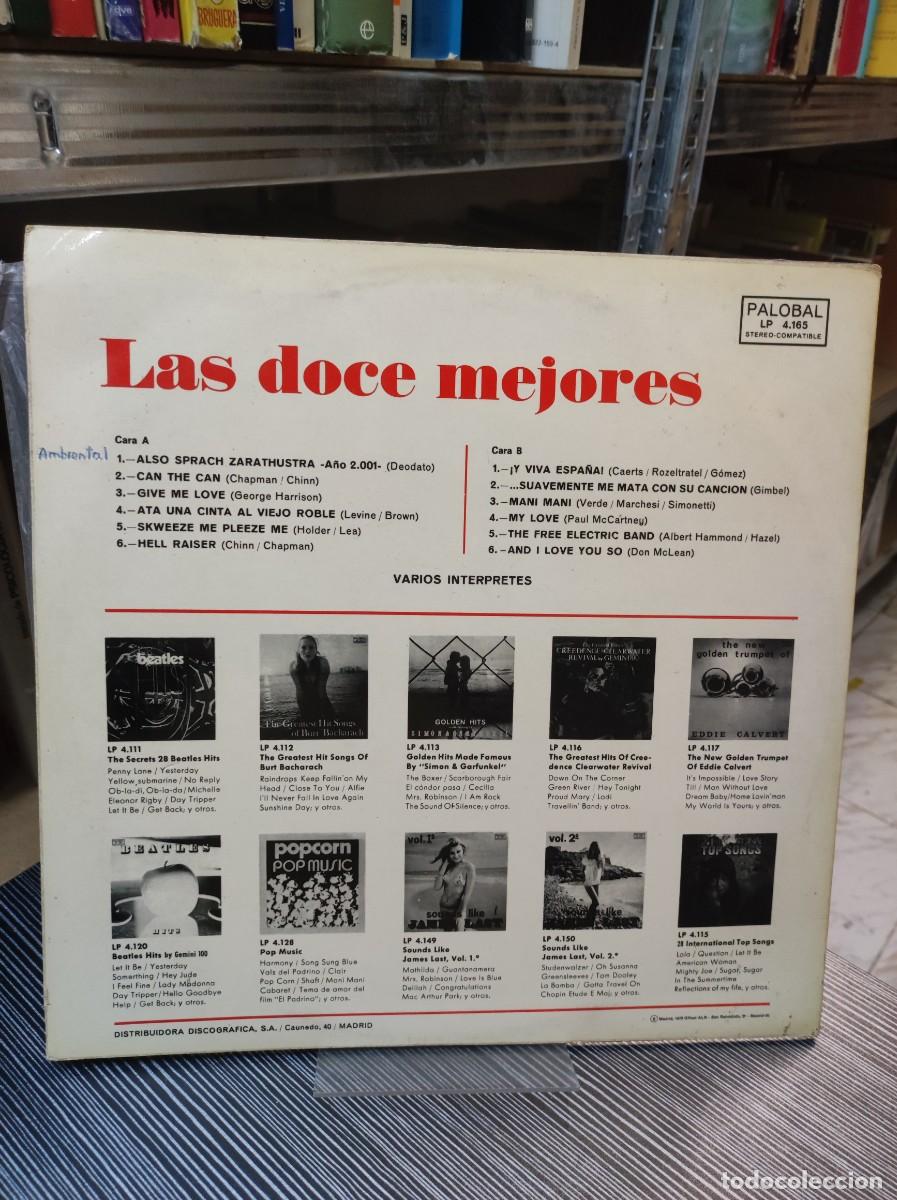 Discos de vinilo: LAS DOCE MEJORES PALOBAL - Foto 2