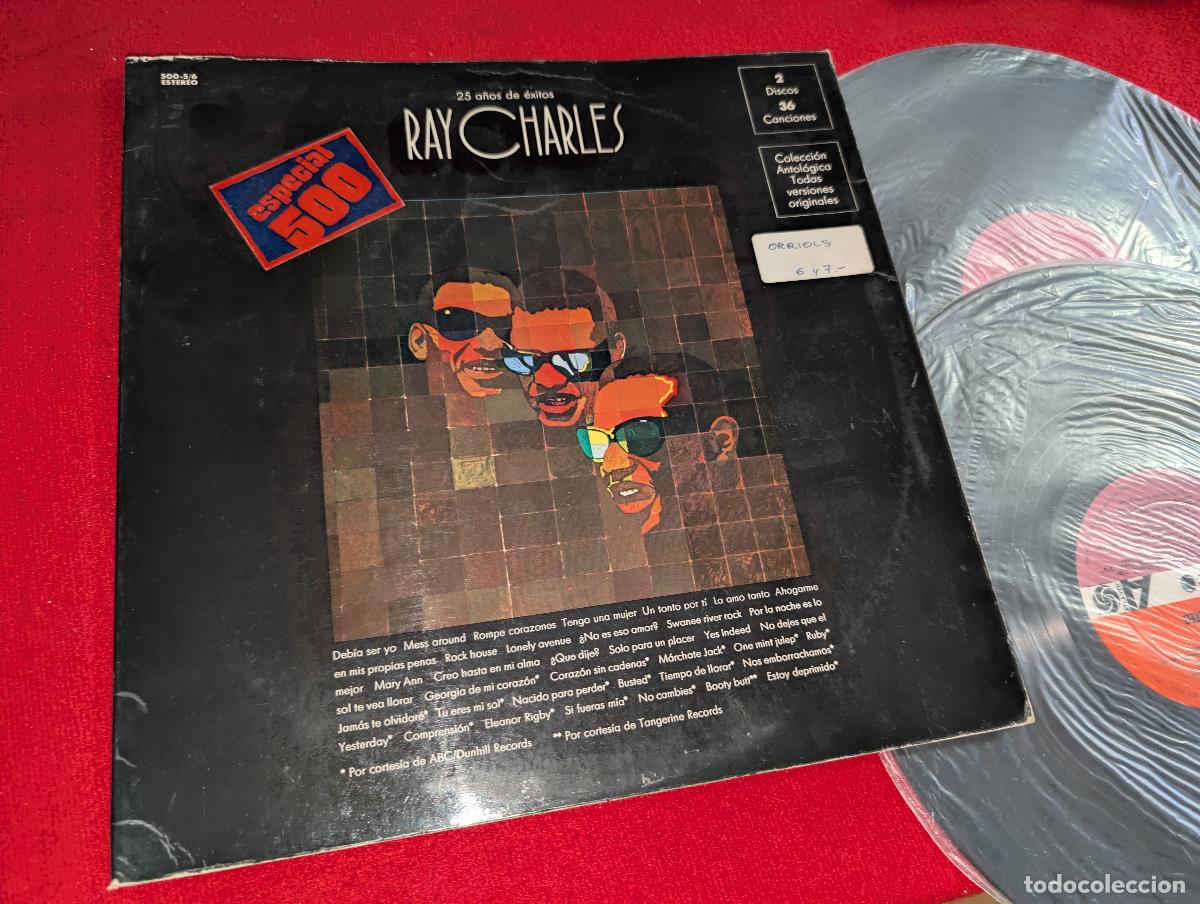 Discos de vinilo: RAY CHARLES 25 a&ntilde;os de exitos 2LP 1971 Atlantic ESPA&Ntilde;A SPAIN gatefold - Foto 1