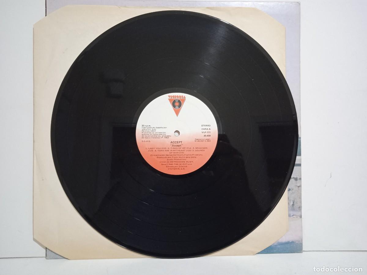 Discos de vinilo: Accept - Accept - LP - 1984 - Edici&oacute;n Espa&ntilde;ola - Foto 3