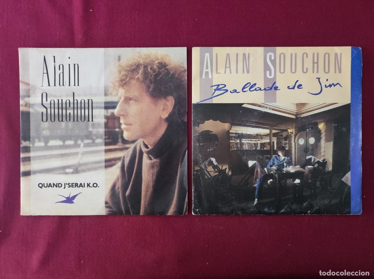 Discos de vinilo: lote alain souchon 2 singles - Foto 1
