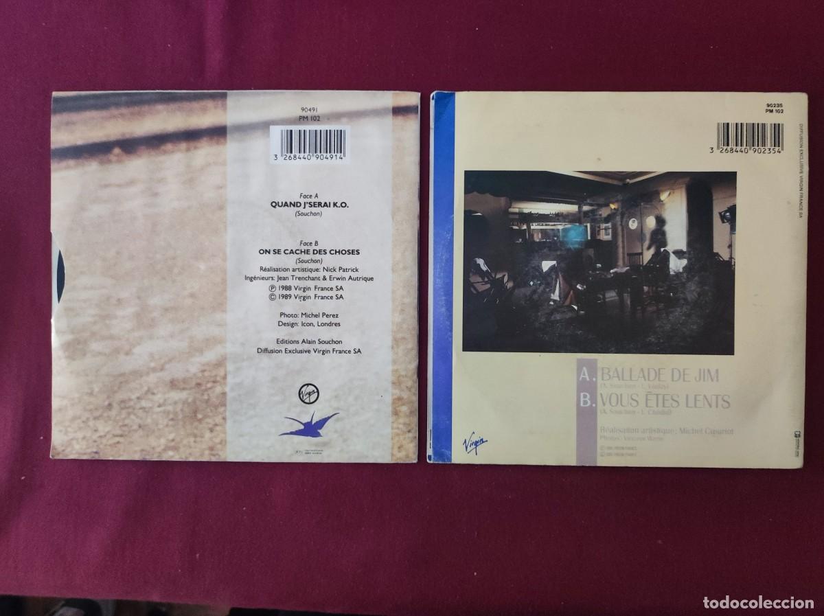 Discos de vinilo: lote alain souchon 2 singles - Foto 4