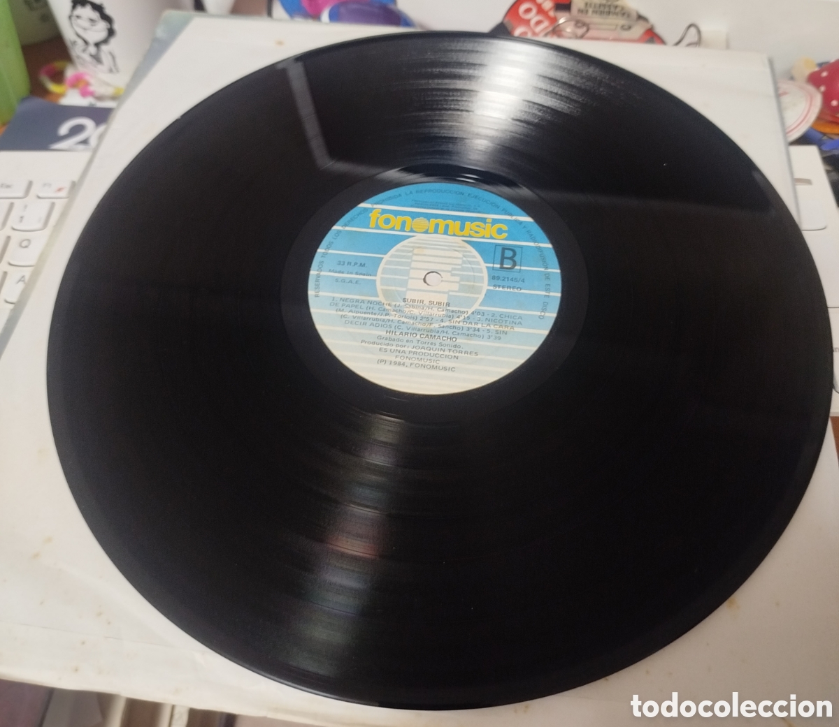 Discos de vinilo: Hilario Camacho - Subir, subir - Foto 2
