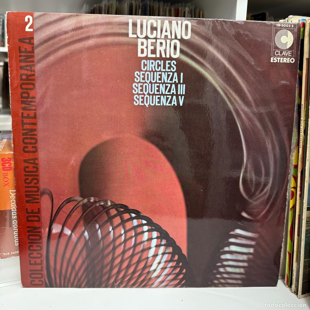 Discos de vinilo: Berio - Circles &middot; Sequenza I &middot; Sequenza III &middot; Sequenza V (LP) - Foto 1