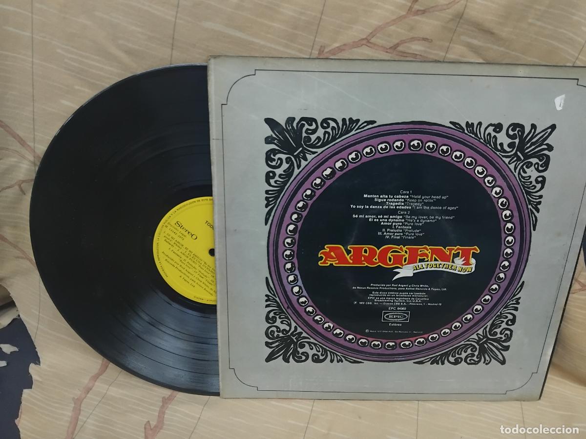 Discos de vinilo: ARGENT - ALL TOGETHER NOW - LP CBS 1972. - Foto 2