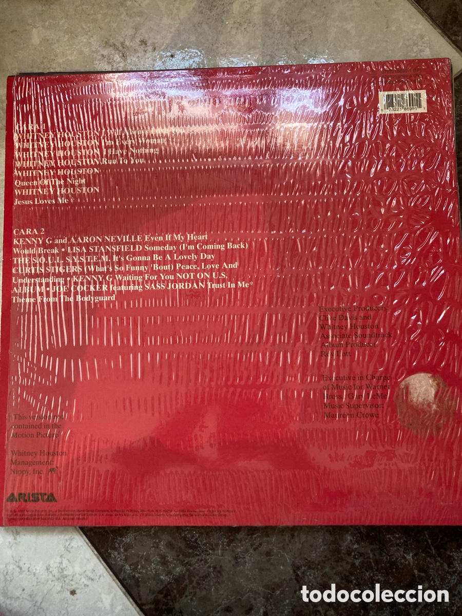 Discos de vinilo: Vinilo de la banda sonora The Bodyguard - Foto 2