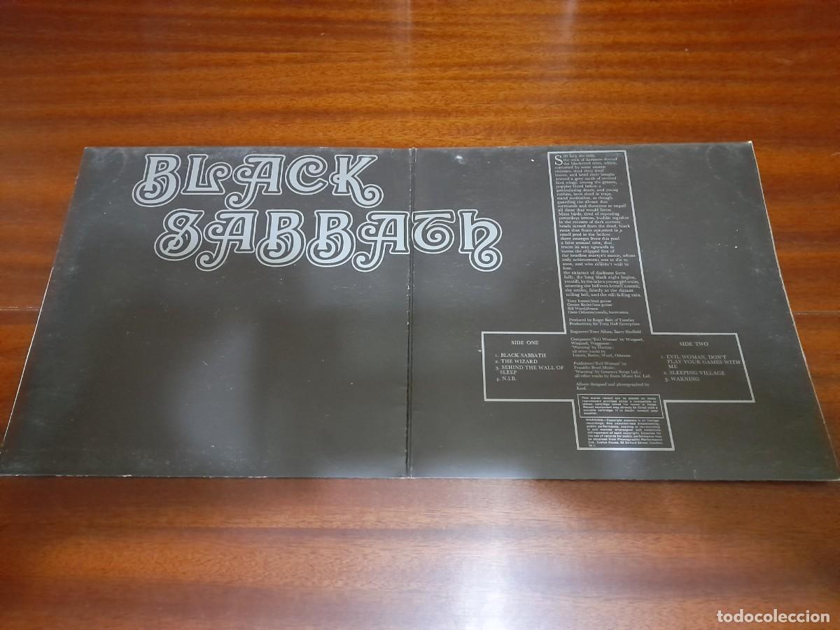 Discos de vinilo: BLACK SABBATH PRIMERA EDICI&Oacute;N ORIGINAL UK 1970 - Foto 2