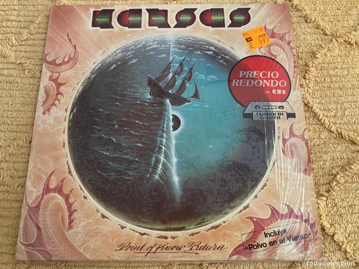 Discos de vinilo: LP Kansas - Point Of Know Return (Epic, 1977) Rock, progresivo - Foto 1