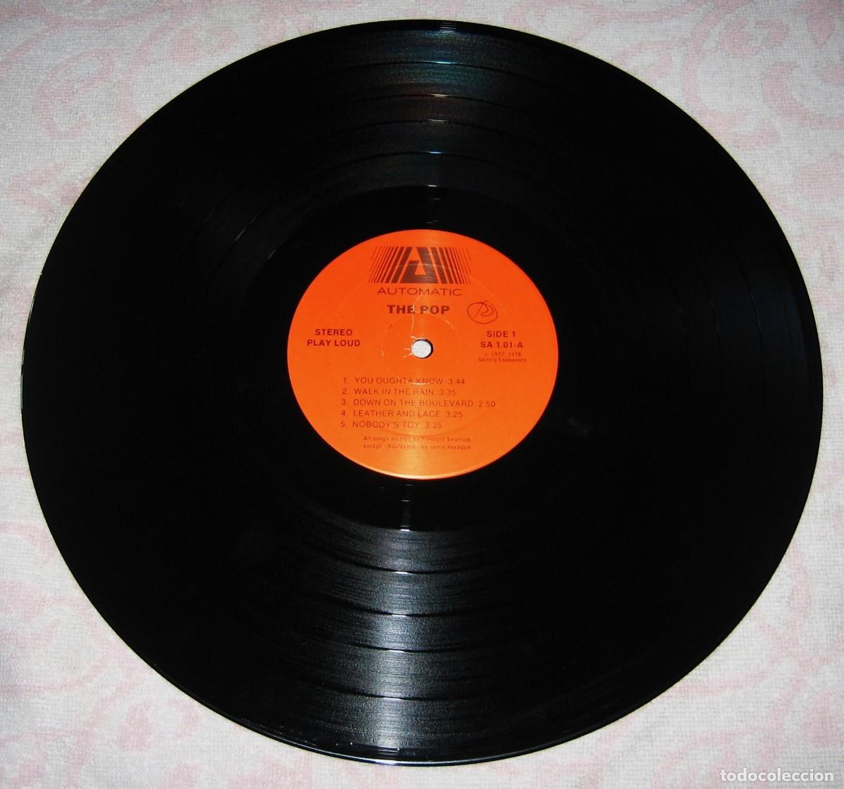 Discos de vinilo: THE POP - Down on the Boulevard - LP (Automatic 1977) US + Insert - Excelente estado - Foto 3