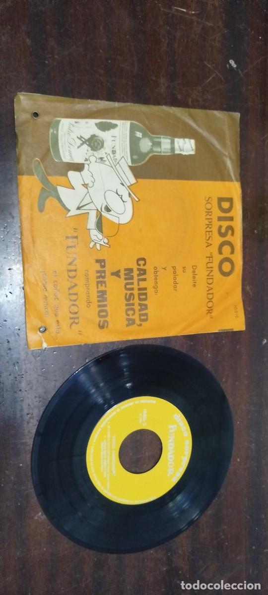 Discos de vinilo: Vinilo single Disco Sorpresa Fundador - Foto 3