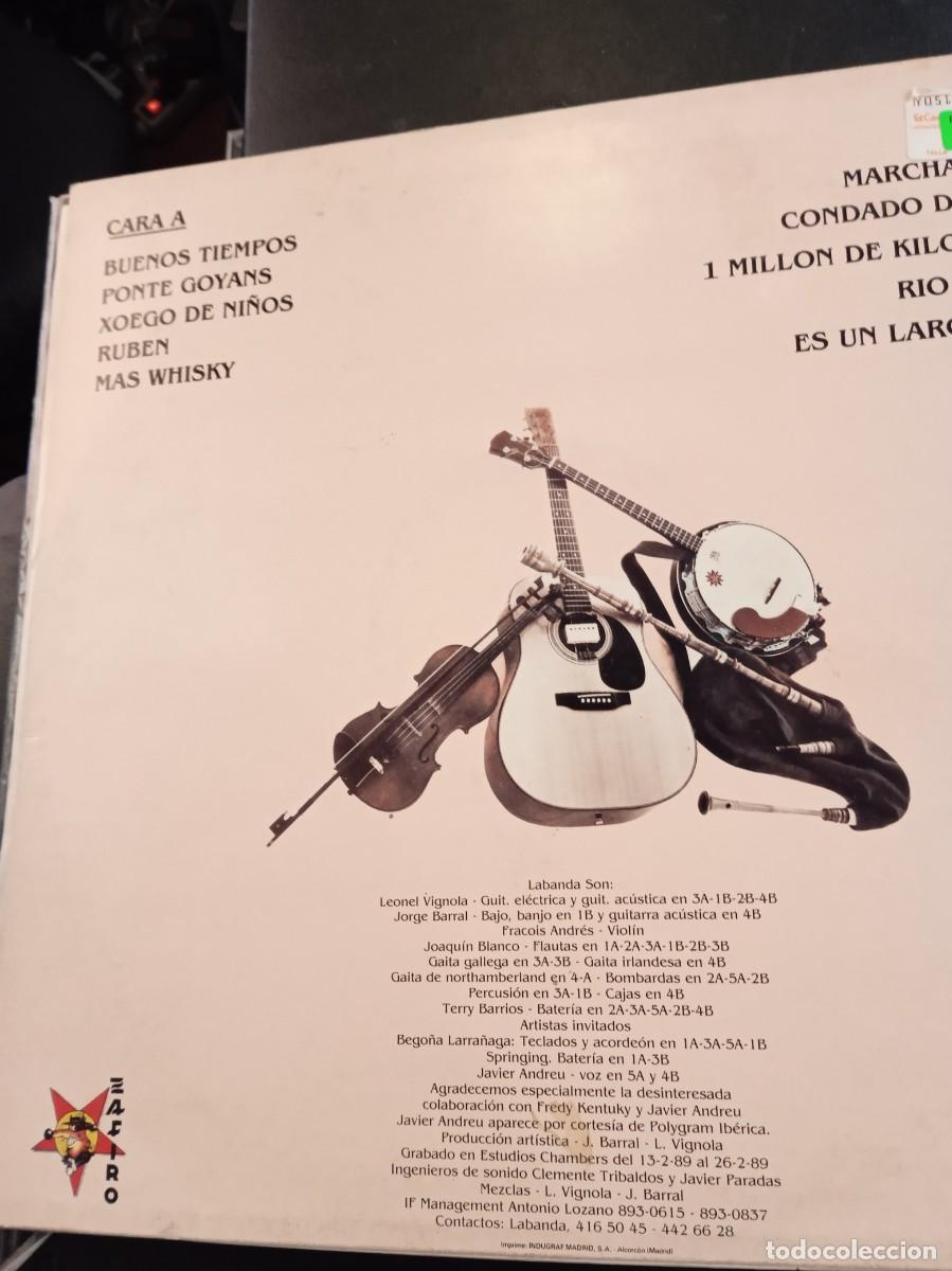 Discos de vinilo: LABANDA- BUENOS TIEMPOS. LP - Foto 2