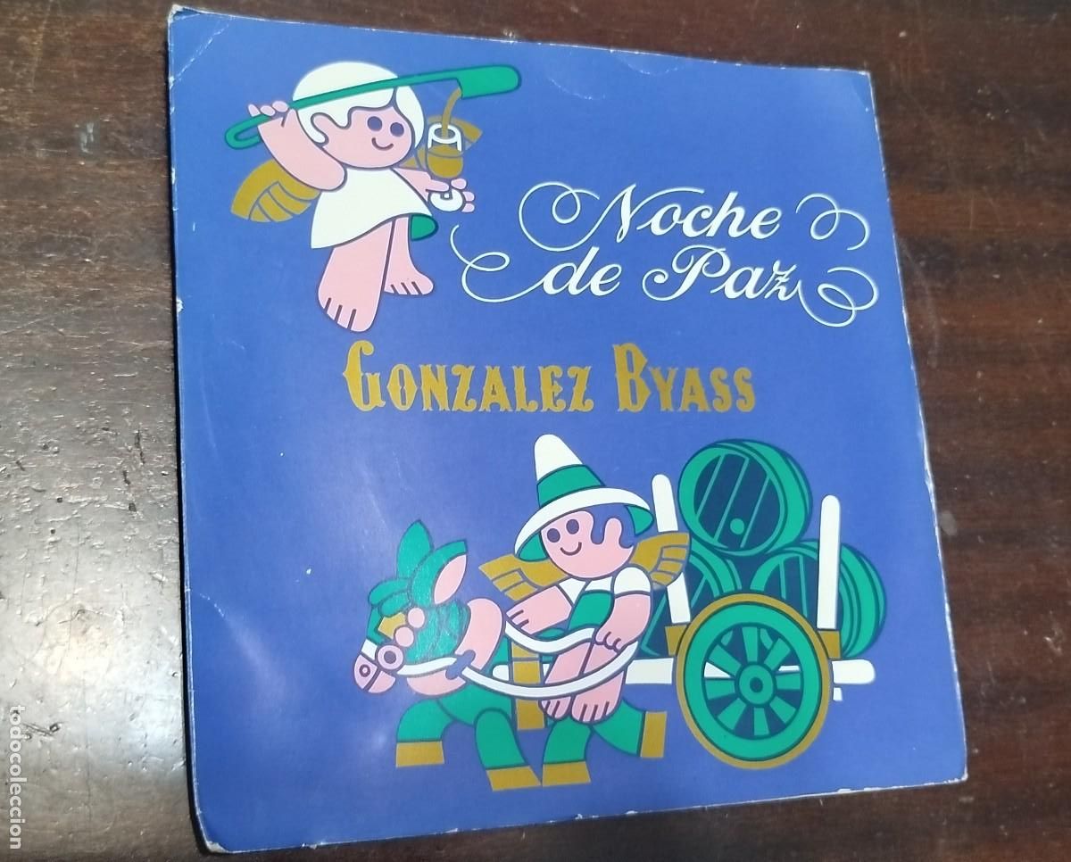 Discos de vinilo: Vinilo single Gonz&aacute;lez Byass Noche de paz - Foto 1