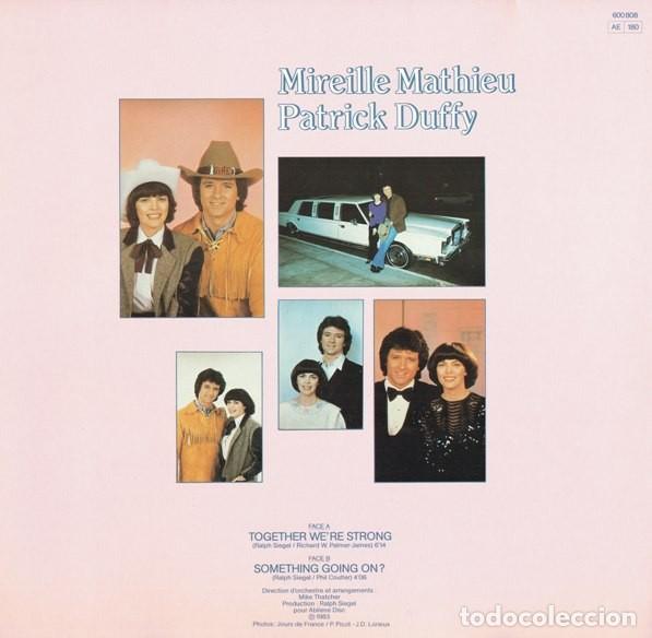 Discos de vinilo: Mireille Mathieu & Patrick Duffy &ndash; Together Were Strong / Somethings Going On - Foto 2