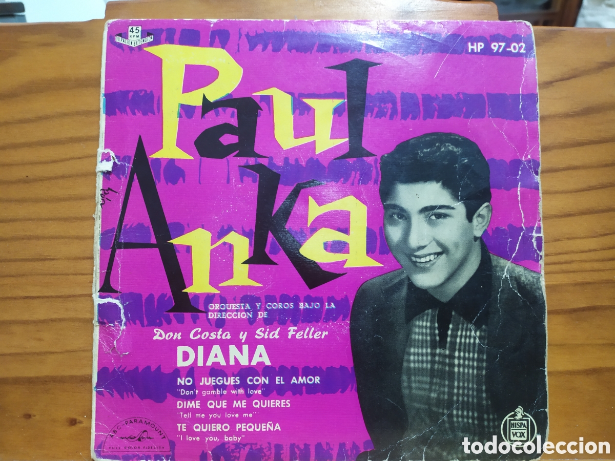 Discos de vinilo: Vinilo single: Paul Anka - Hispavox 1959 - Foto 1