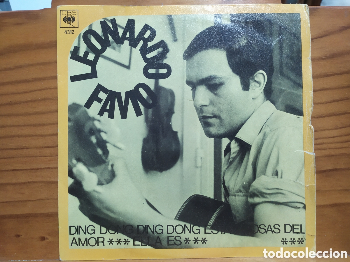 Discos de vinilo: Vinilo single: Leonardo Favio - CBS 1969 - Foto 1