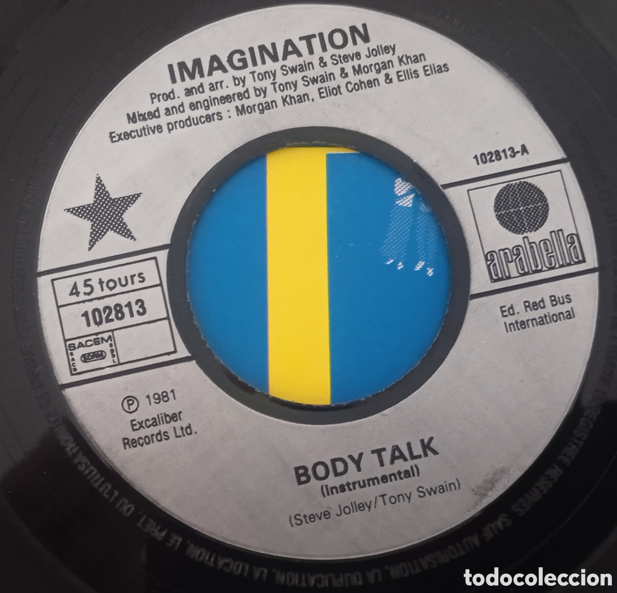 Discos de vinilo: IMAGINATION - Body talk (1981) single - Foto 4