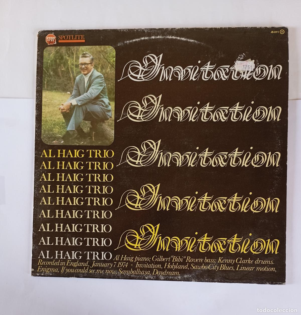 Discos de vinilo: Al Haig Trio &lrm;- Invitation - LP. TDKLP9 - Foto 1