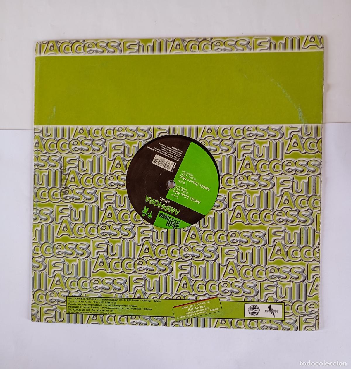 Discos de vinilo: AMPHORA. ANGEL. FULL ACCESS. MAXI-SINGLE. TDKDA60 - Foto 2