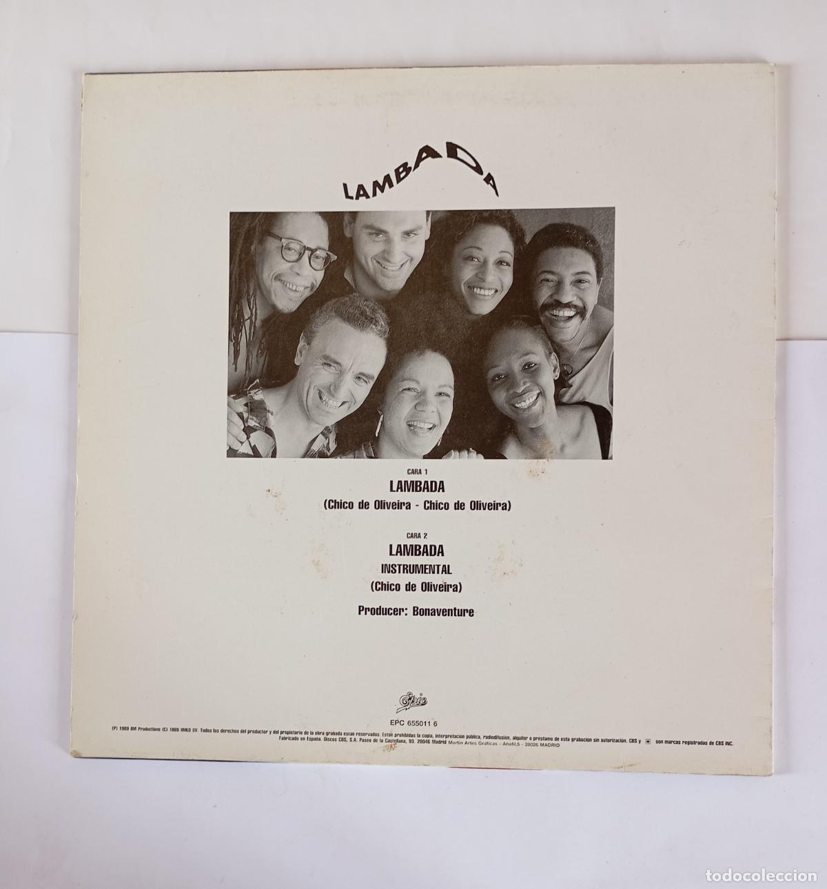 Discos de vinilo: Kaoma &ndash; Lambada. MAXI-SINGLE. TDKLP11 - Foto 2