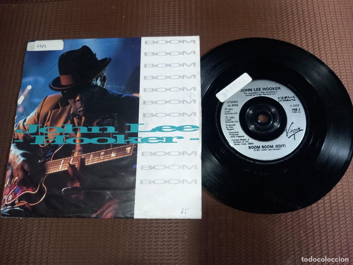 Discos de vinilo: JOHN LEE HOOKER / BOOM BOOM / SINGLE 7 PULGADAS - Foto 1