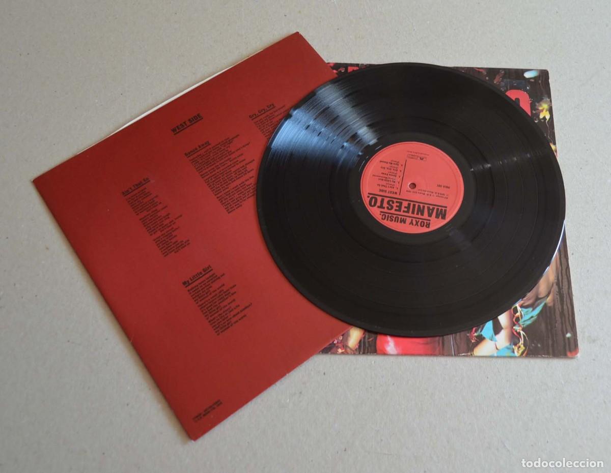 Discos de vinilo: ROXY MUSIC - MANIFESTO - Foto 3