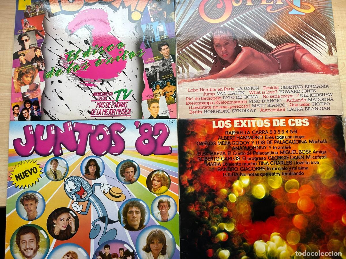 Discos de vinilo: 4 Vinilos &Eacute;xitos 80s (1 Doble) - Foto 1