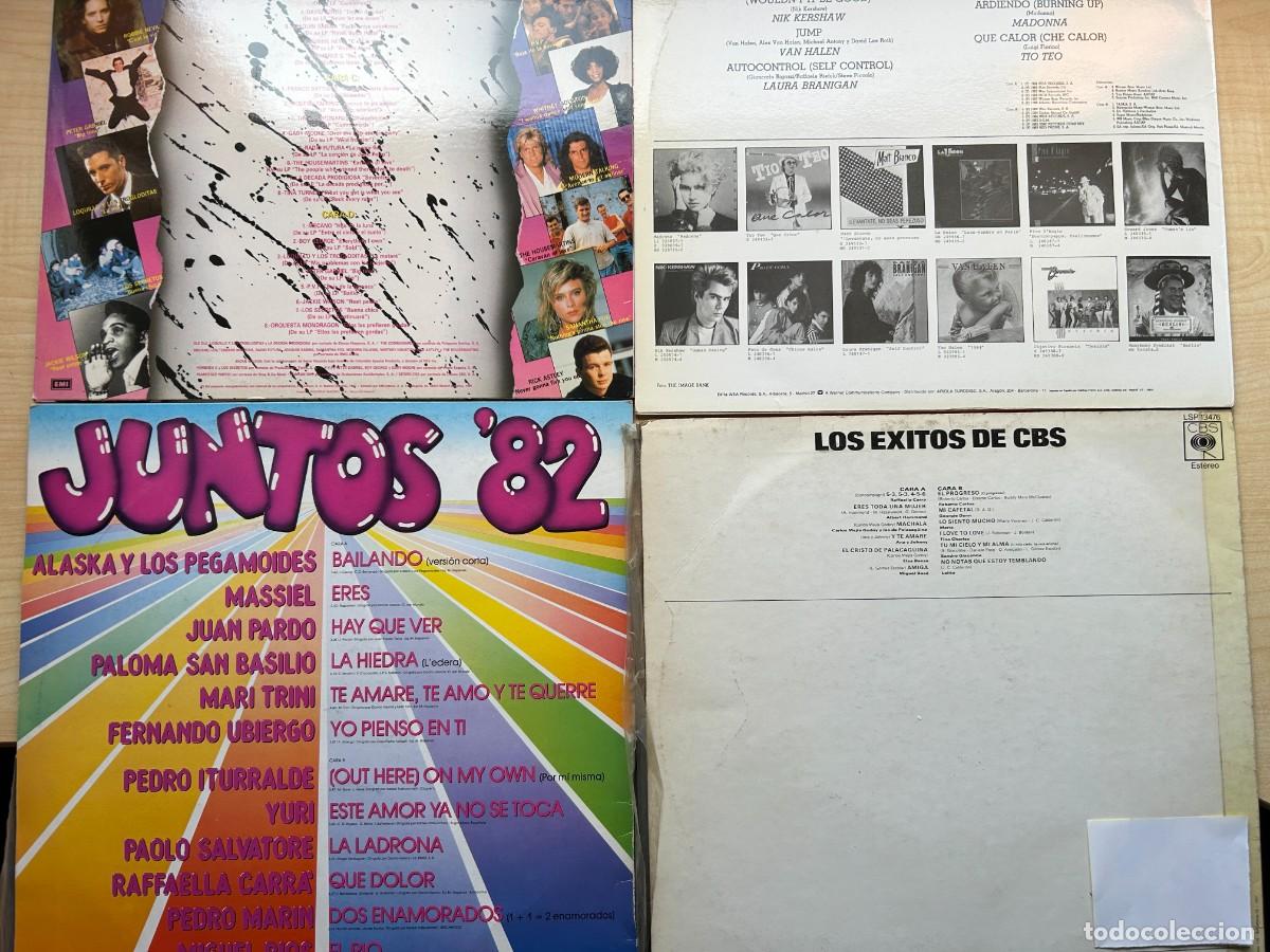 Discos de vinilo: 4 Vinilos &Eacute;xitos 80s (1 Doble) - Foto 2