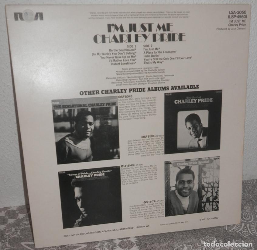 Discos de vinilo: DISCO LP DE VINILLO DE CHARLEY PRIDE - Foto 2
