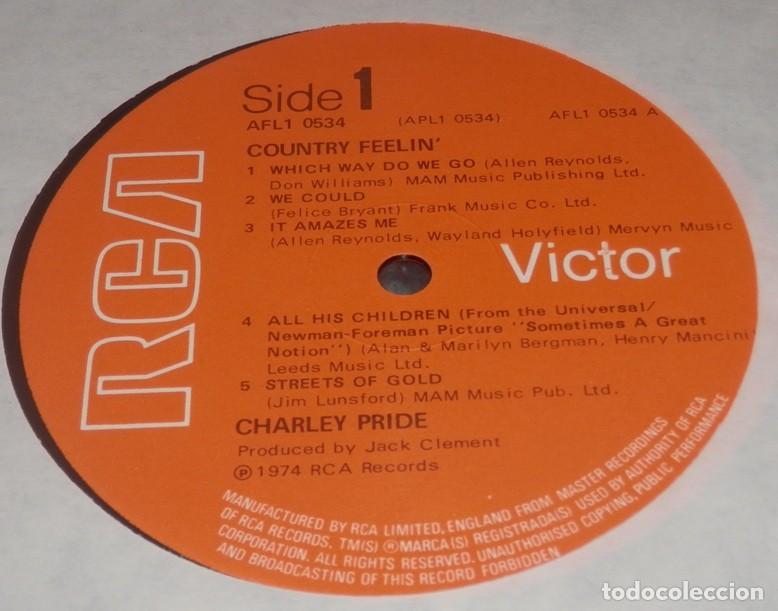 Discos de vinilo: DISCO LP DE VINILLO DE CHARLEY PRIDE - Foto 3