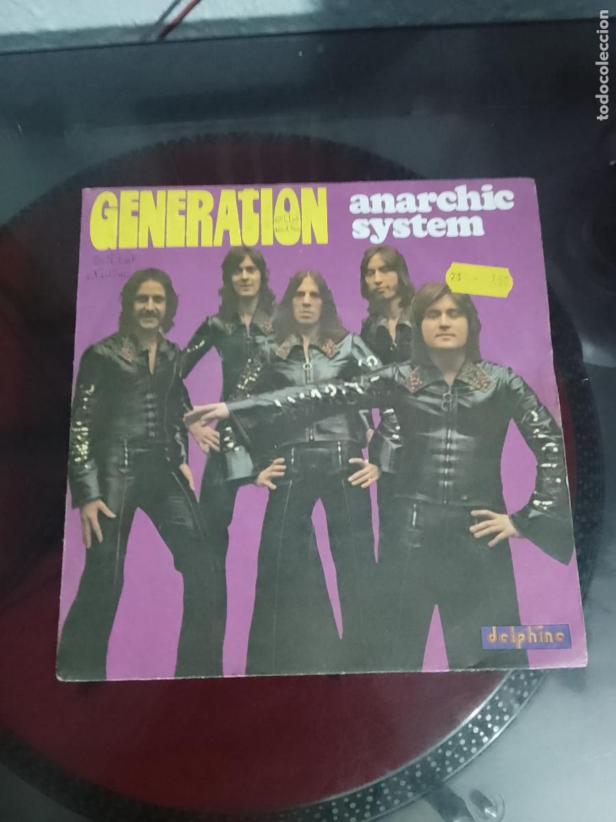 Discos de vinilo: Anarchic System &lrm;&ndash; Generation / Wish To Know Why 7&rdquo; - Foto 1
