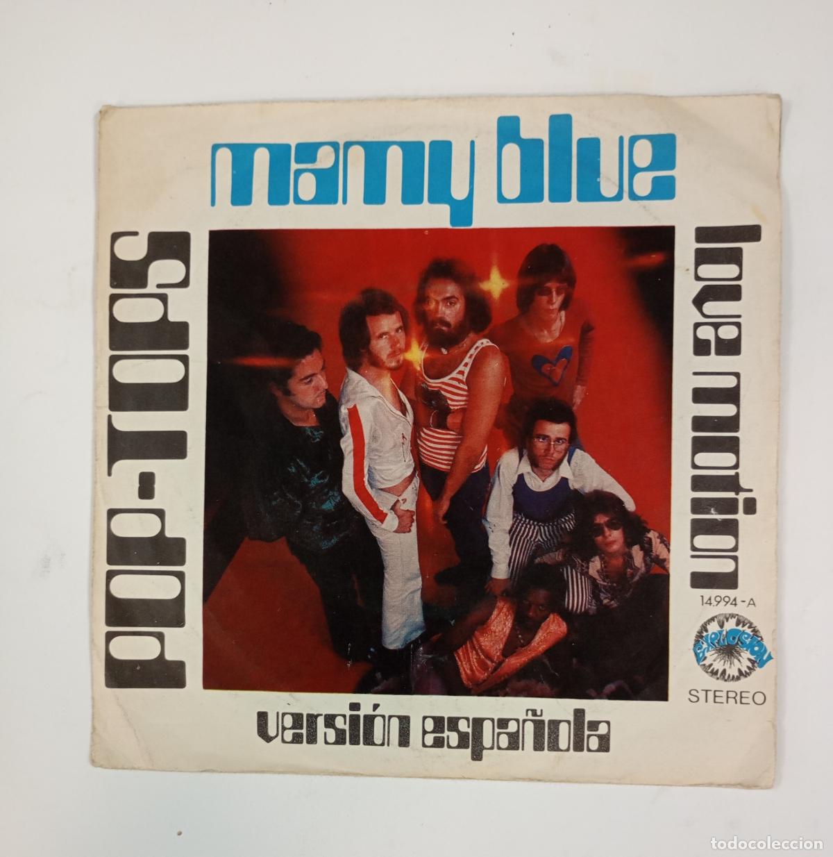Discos de vinilo: POP-TOPS. MAMY BLUE. Single. TDKDS29B - Foto 1