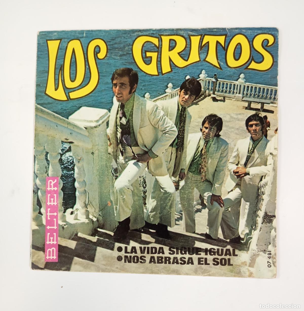 Discos de vinilo: LOS GRITOS. LA VIDA SIGUE IGUAL. SINGLE. TDKDS29B - Foto 1