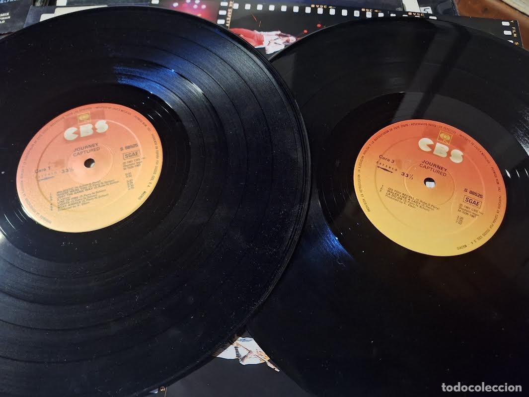 Discos de vinilo: JOURNEY - CAPTURED LP DOBLE 2LP CBS 1981 - HARD ROCK - Foto 3