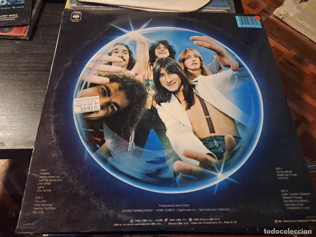 Discos de vinilo: JOURNEY - CAPTURED LP DOBLE 2LP CBS 1981 - HARD ROCK - Foto 4