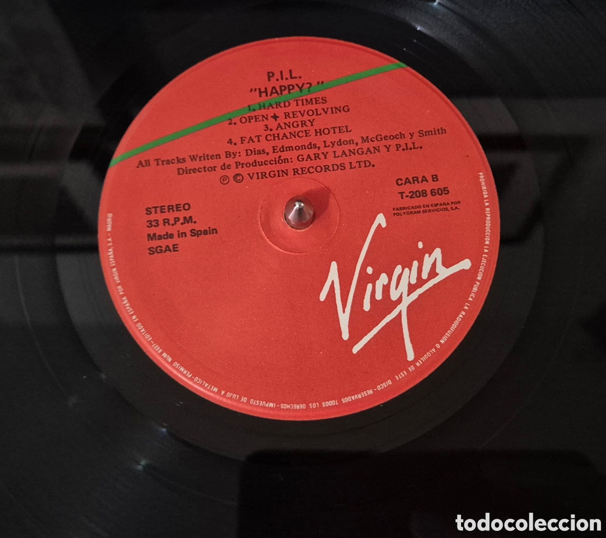 Discos de vinilo: Public Image Limited &ndash; Happy? Lp 1987 - Foto 6