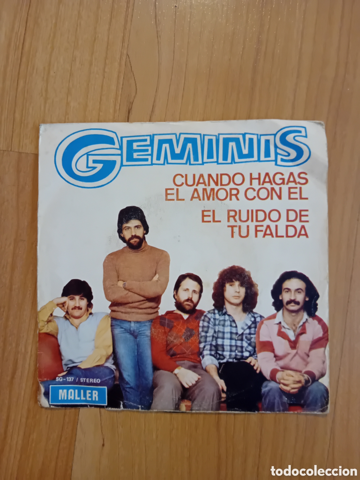 Discos de vinilo: GEMINIS. CUANDO HAGAS EL AMOR CON &Eacute;L - Foto 1