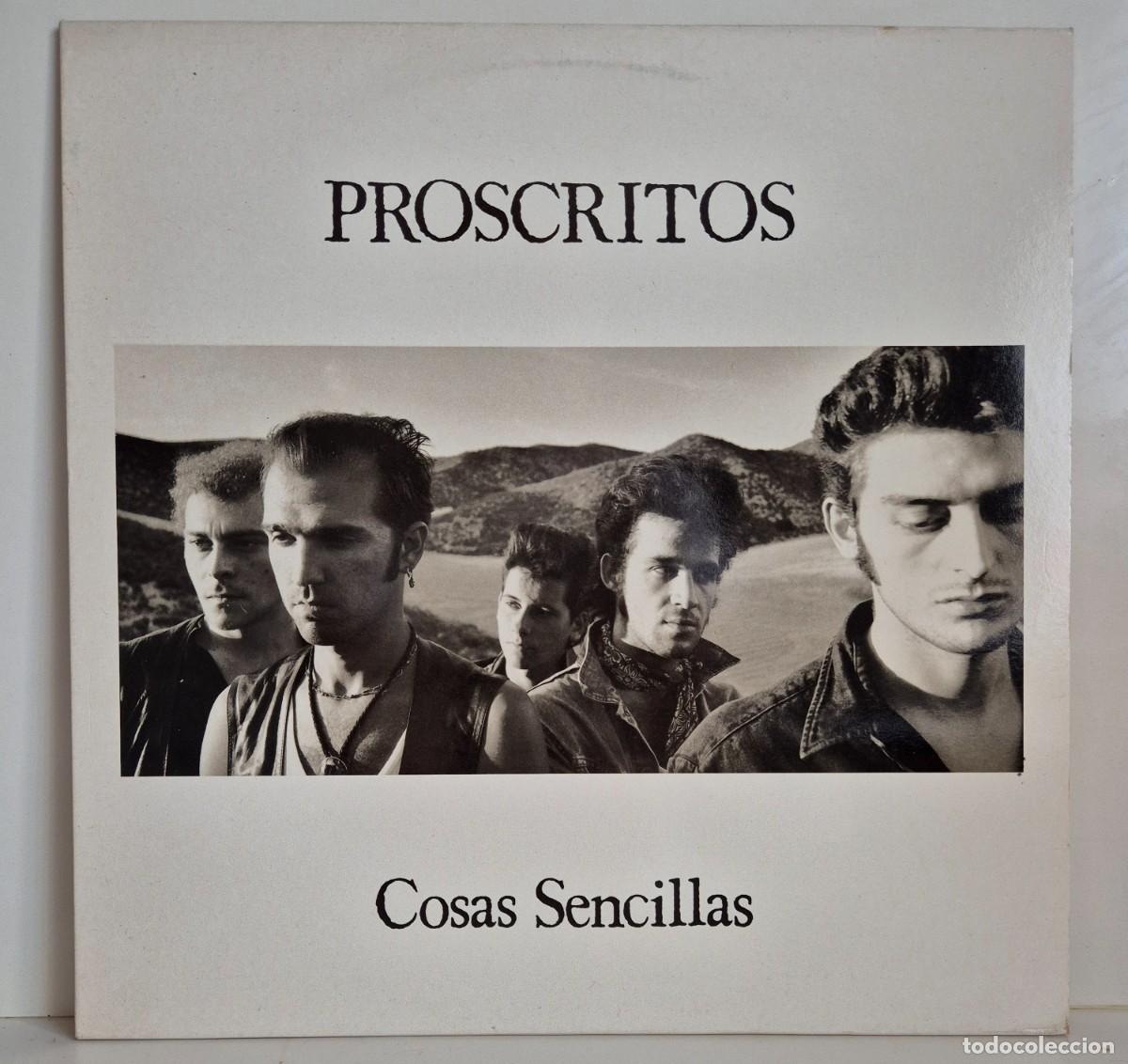 Discos de vinilo: Proscritos. Cosas sencillas. LP vinilo - Foto 1