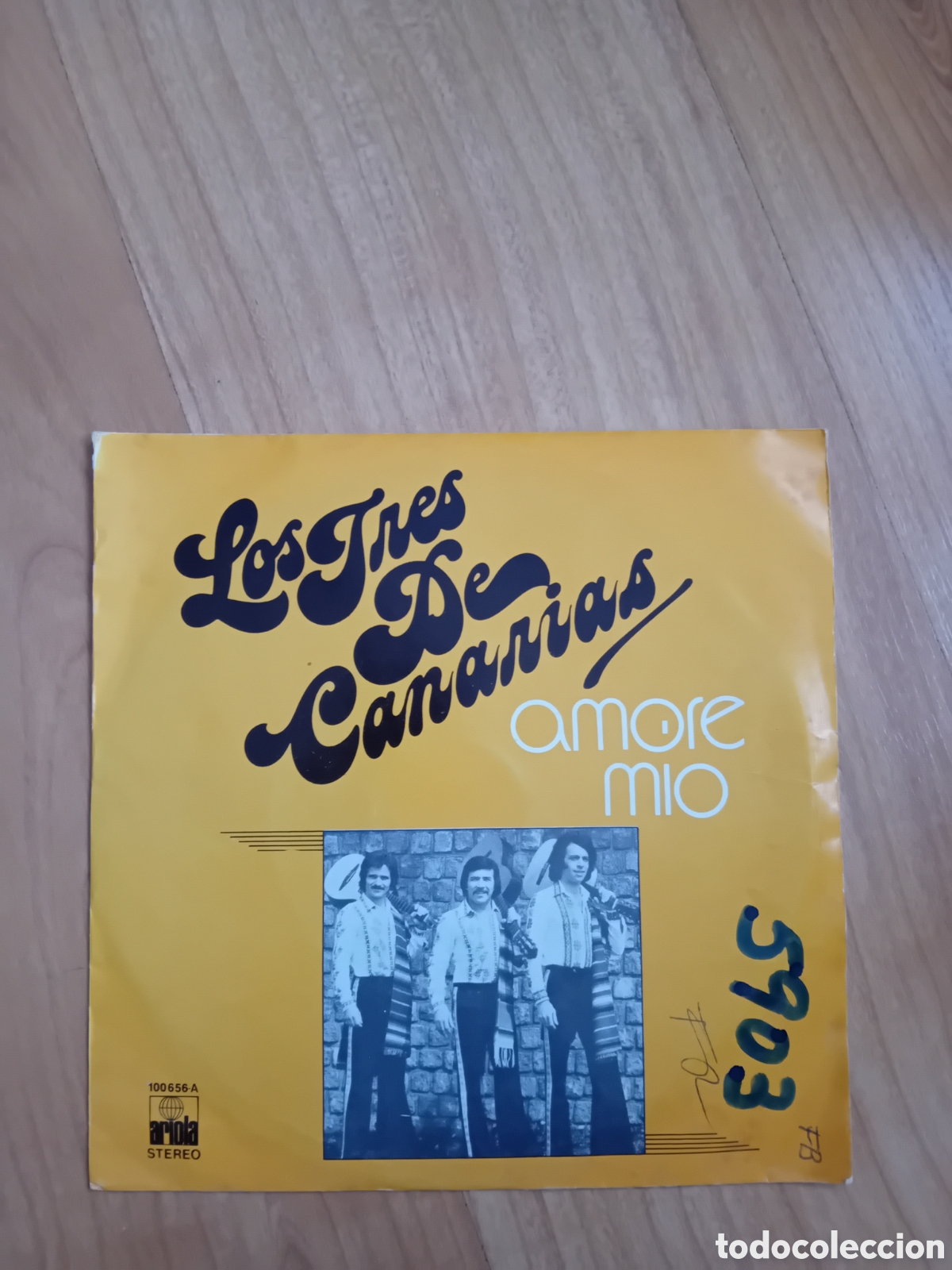 Discos de vinilo: LOS TRES DE CANARIAS. AMORE MIO - Foto 1