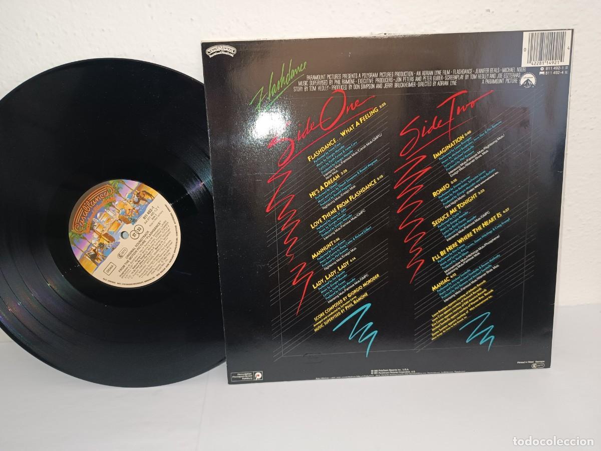Discos de vinilo: Flashdance -Banda sonora original de la pel&iacute;cula LP - Foto 2