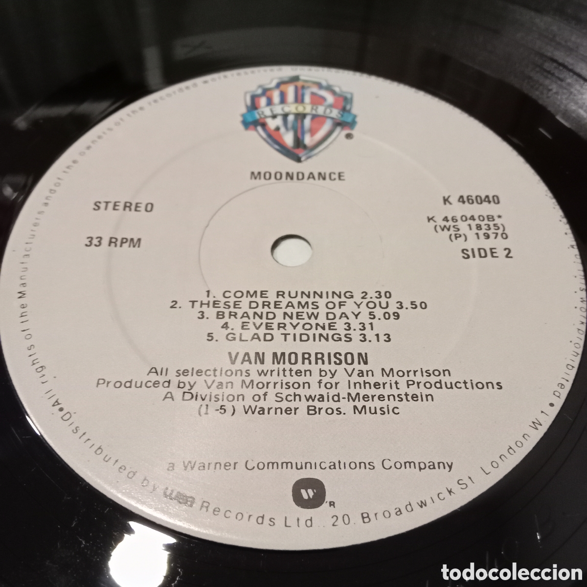 Discos de vinilo: VAN MORRISON - MOONDANCE - LP - Foto 5